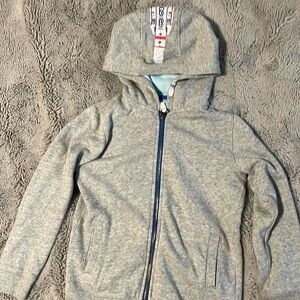 Mini Boden Kids Zippered Rocket Hoodie